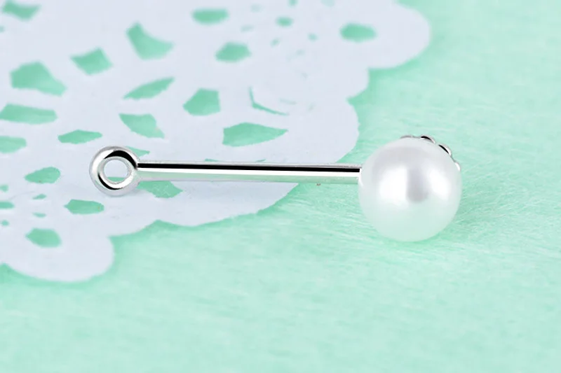 Women Earring Silver Elegance Crystal Pave Wave Pearl AAA Zircon Stud Earring Gift Lady Girl Gift Fashion Jewelry