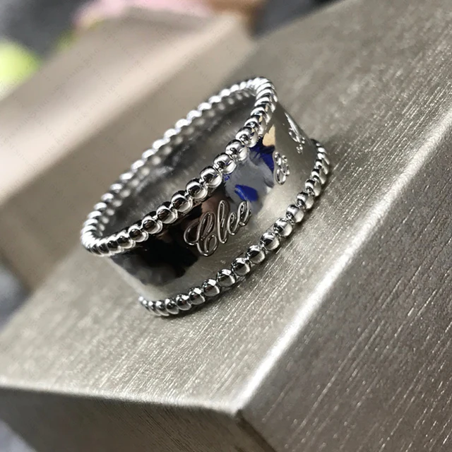 High Quality European And American Popular 925 Silver Women's Ring Proposal Signatur Fashion Luxury Brand Party Birthday Gift