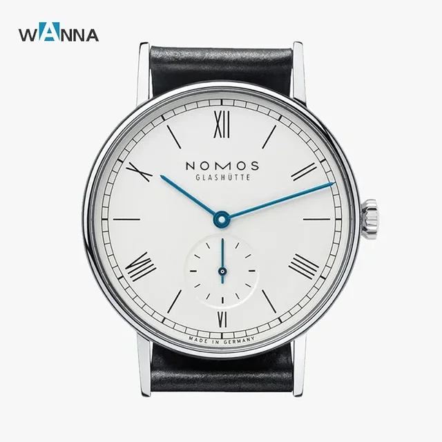 For NOMOS Simple Men's Watch Quartz Two-pin Half Watch Alloy Stainless Steel Watch Roman Series Mens Watches Top Brand Luxury