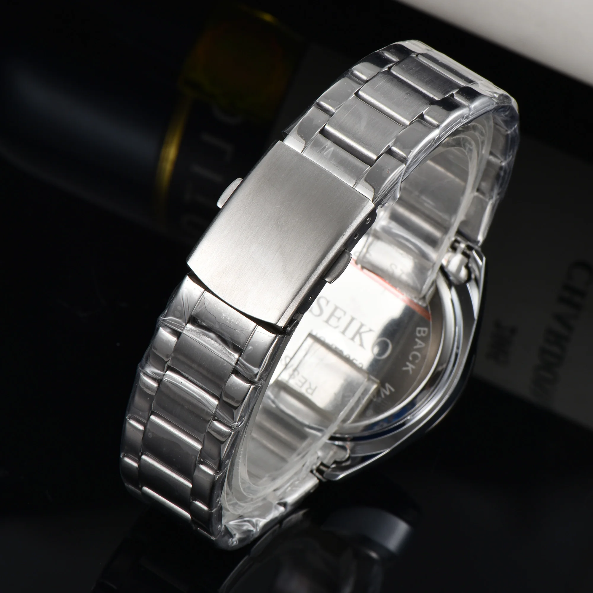 Seiko PROSPEX Series Luxury Quartz Movement Men Fashion Multifunctional Chronograph Stainless Steel Waterproof Case AAA Clock
