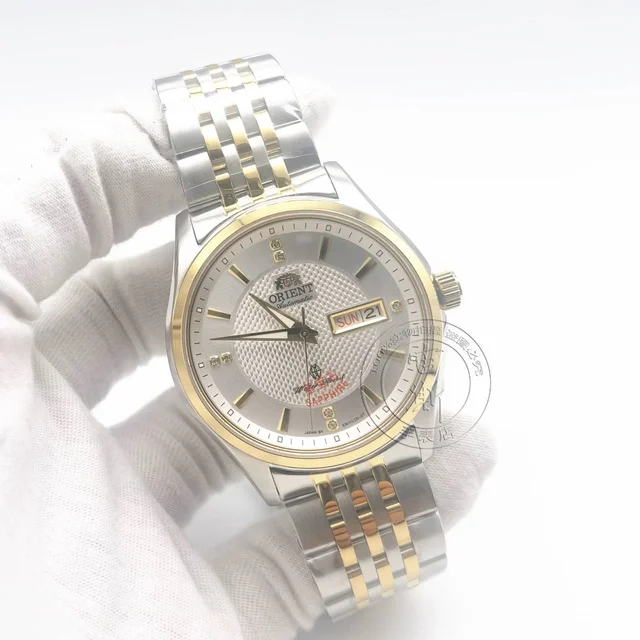 Orient Double Lion Watch Men's Automatic Mechanical Watch with Large Dial Waterproof Luminous Watch NH36 Movement