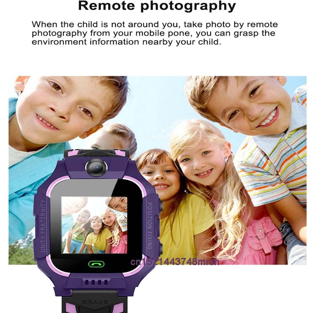 Q19 Kids Smart Watch Phone Children Smart Watch Rotating dual camera Wifi Antil-lost SIM LBS Location Tracker HD Video Call