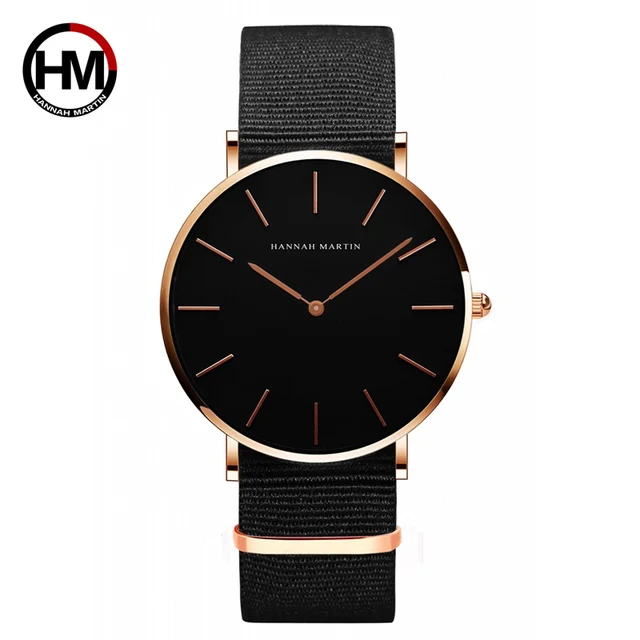 Japan Quartz Movt Men full Black Slim Simple Unisex Wristwatch Fashion Brand Sport Casual Waterproof Watches relogio masculino