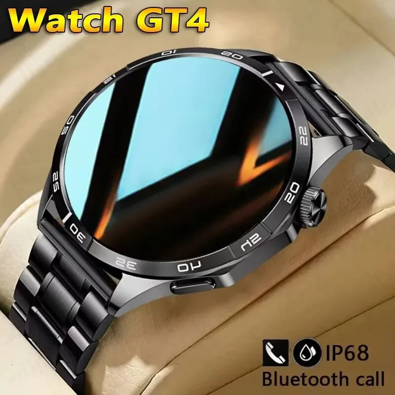 For Huawei Watch GT4 Pro Smart Watch Men NFC GPS Tracker AMOLED 466*466 HD Screen Heart Rate Bluetooth Call SmartWatch 2023 New