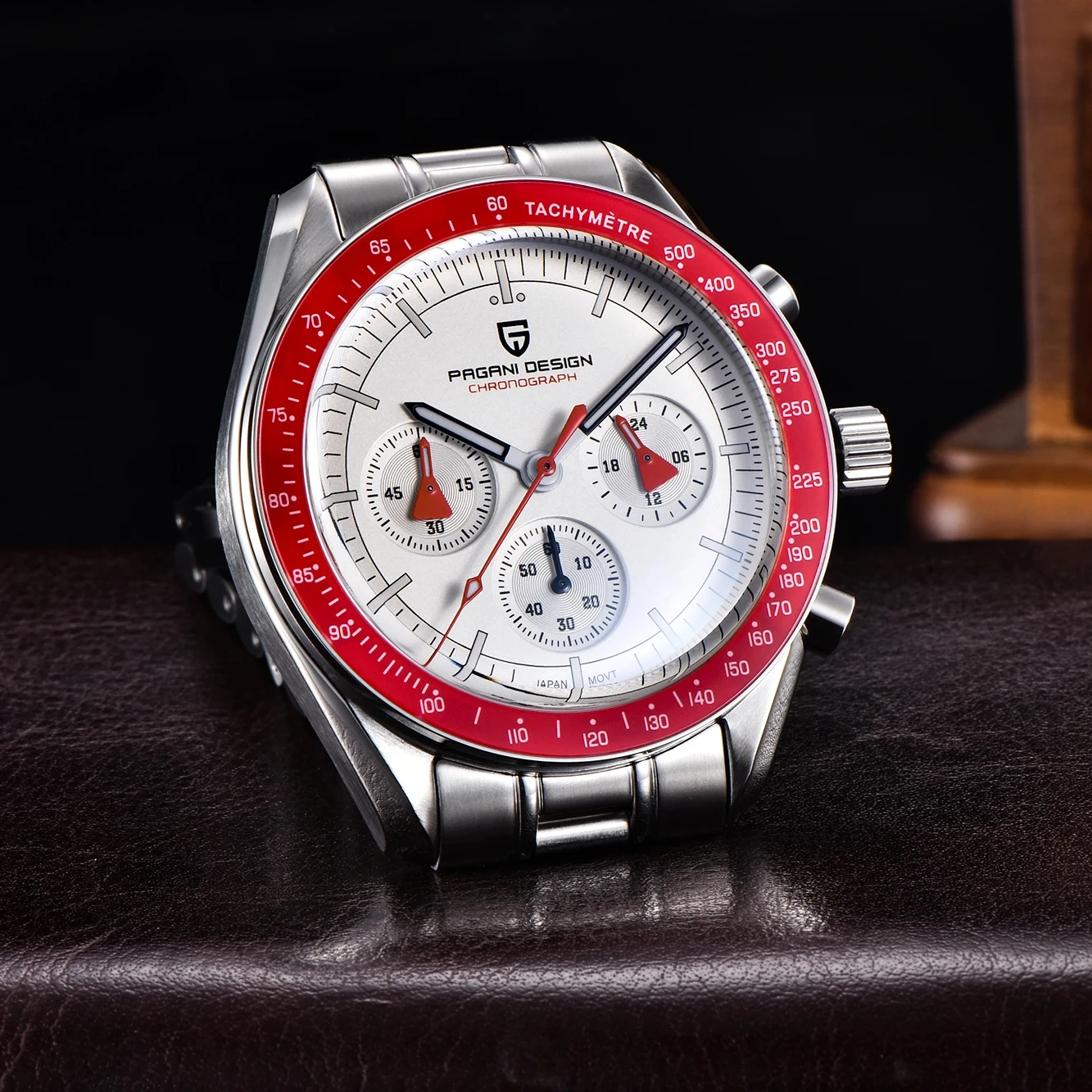 PAGANI DESIGN Sports Chronograph Waterproof Men's Wristwatch choice Sapphire Bezel Watches Luxury Quartz Watch For MenP