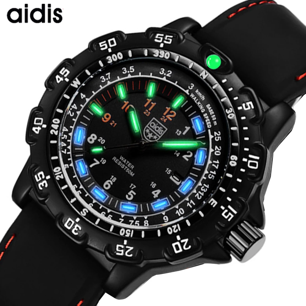 Addies Military Watch Special Forces Outdoor Sports Luminous Classic SEAL Army Wristwatch Man Quartz Watches For Men Waterproof