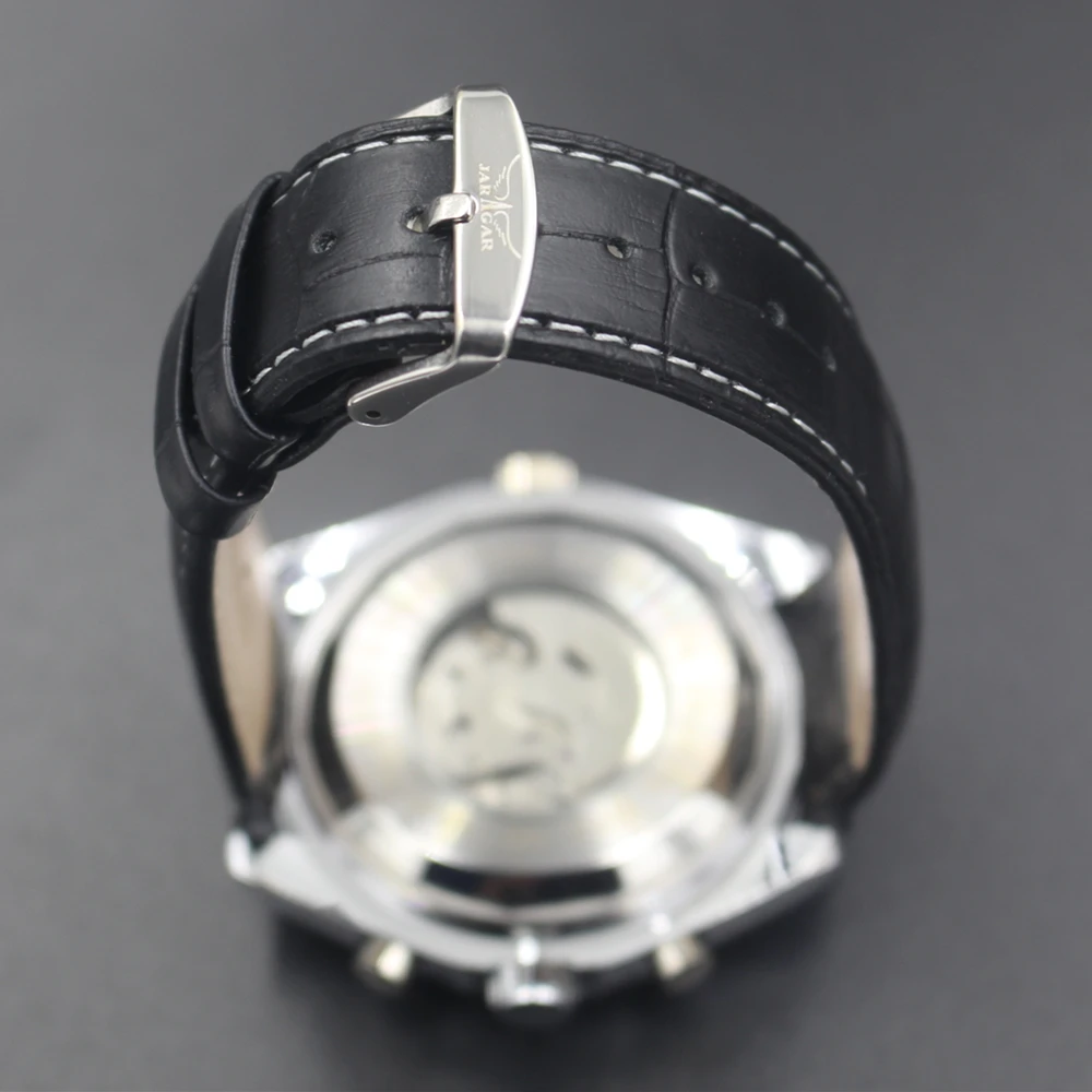 Jaragar Top Luxury Brand Men Watch Mens Fashion Mechanical Watches Man Casual Business Waterproof Wristwatch Relogio Masculino