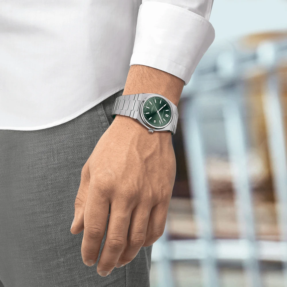 Specht&Sohne New Men's Watch 50m Waterproof  41mm Stainless Steel Salmon Color Calendar Display Luminous Quartz Business Watches