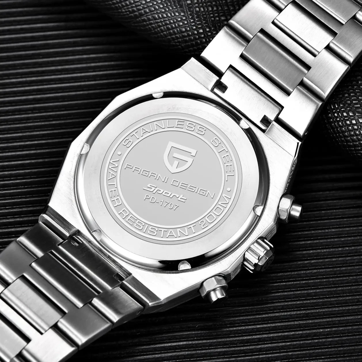 PAGANI DESIGN Top Men's Watch Automatic Quartz Clock Japan VK63 Stainless Steel Business Luxury Sapphire Reloj Hombre