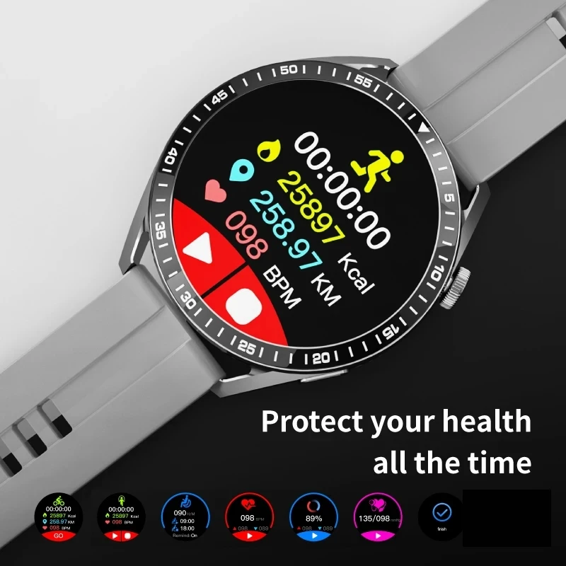 GT4 PRO Smart Watch Men Watch 4 Pro HD Color Screen Bluetooth Call Heart rate Blood Pressure Smartwatch 2024 New For Android IOS