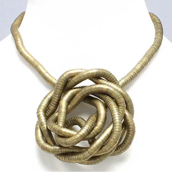 5mm 90cm Iron Flexible Twisted Jewelry Bendable Snake Necklace 20 Colors Available