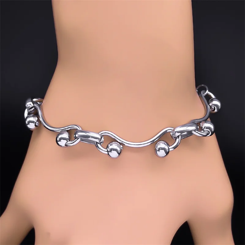 Y2K Choker Chain Necklace for Women Girl Silver Color Stainless Steel Gothic Accessories Men Neck Jewelry Party Anniversary Gift