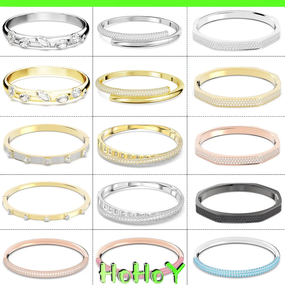 Original Women's Bracelets High Quality Jewelry Gold Silver Crystal Senior Bracelets Christmas and New Year Gift Wholesale