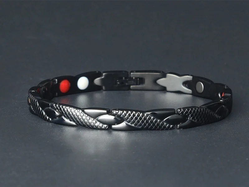 Simple, Fashionable, Personalized, Creative Pattern Dragon Pattern Magnetic Therapy Alloy Bracelet