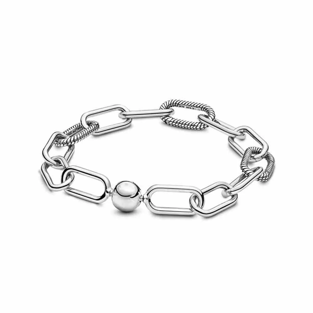 S925 Silver Bracelet Fits pandora 925 Original Bracelet Pendant Diy Beads For Women Jewelry Fine Accessory Birthday Gift