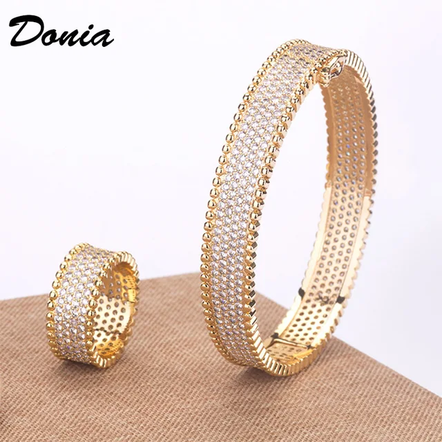 jewelry Fashion  bracelet copper micro-inlaid AAA zircon bracelet ladies fashion bracelet evening accessories bracelet