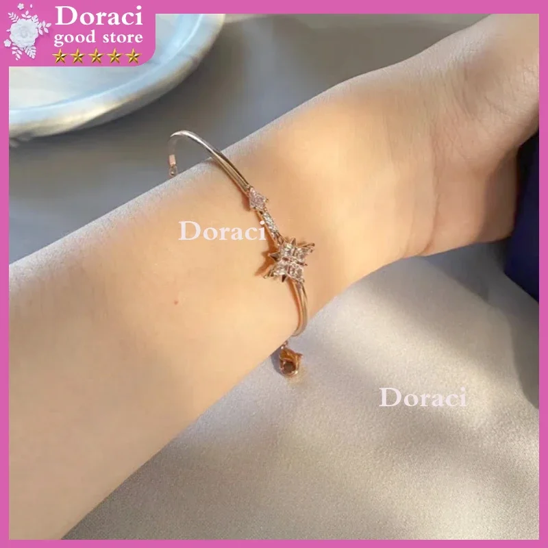 High Quality Original Logo Alto Symbolic Dance Series Women's Bracelet,Star Moon Bracelet with Unlimited Love,Crystal Doraci