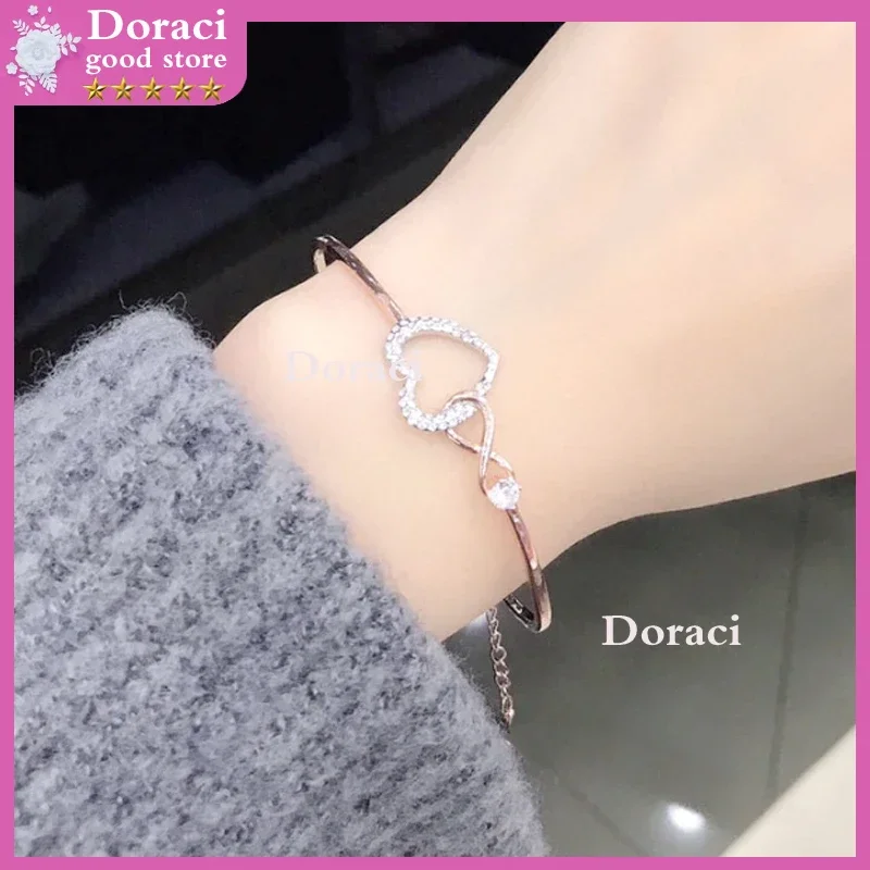 High Quality Original Logo Alto Symbolic Dance Series Women's Bracelet,Star Moon Bracelet with Unlimited Love,Crystal Doraci