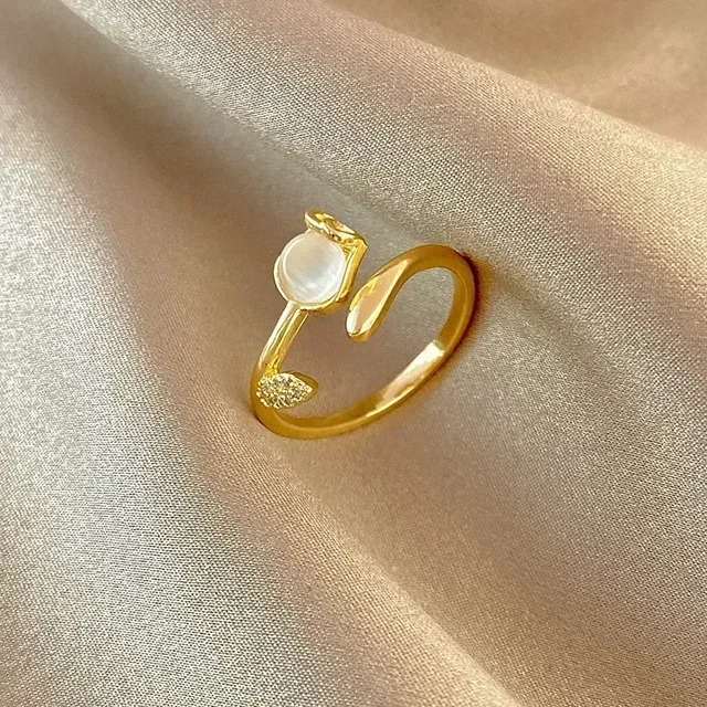 Belt Chain Rings for Women Men Gold Plated Stainless Steel Ring 2024 Trend Luxury Korean Fashion Aesthetic Jewelry anillos mujer