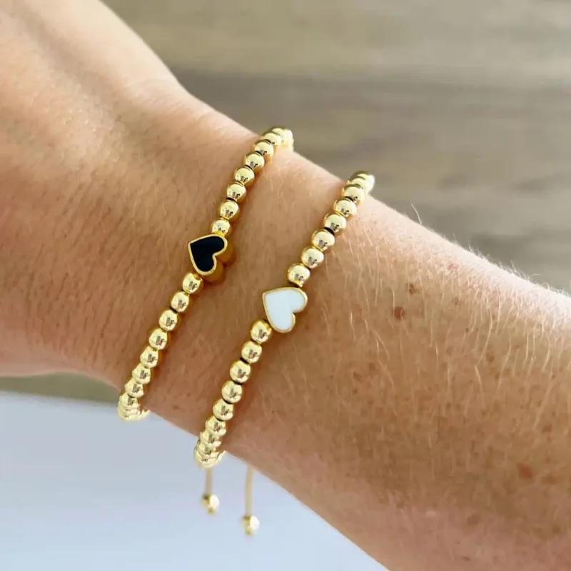 18K Gold Plated Beaded Bracelet for Women's Jewelry High Quality Fashion Jewelry Gifts LL378