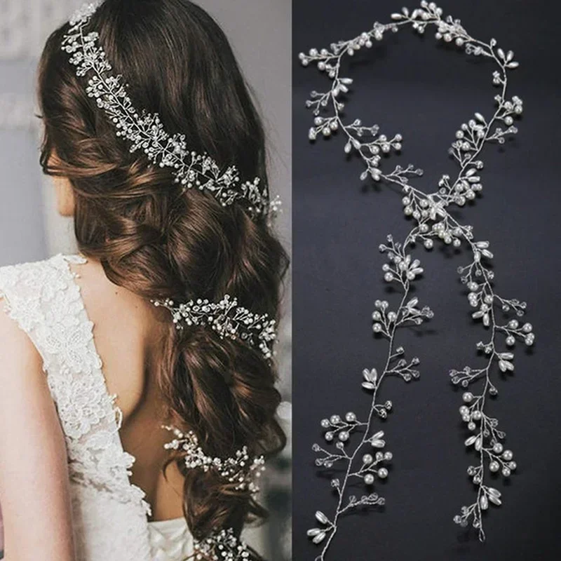 20pcs Elegant Pearl Crystal Hairpin Wedding Bridal U-shaped Metal Hair Comb Forks for Women Hairstyle Clips Jewelry Accessories