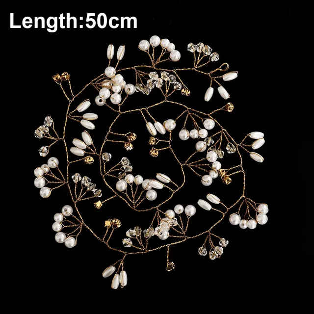 20pcs Elegant Pearl Crystal Hairpin Wedding Bridal U-shaped Metal Hair Comb Forks for Women Hairstyle Clips Jewelry Accessories