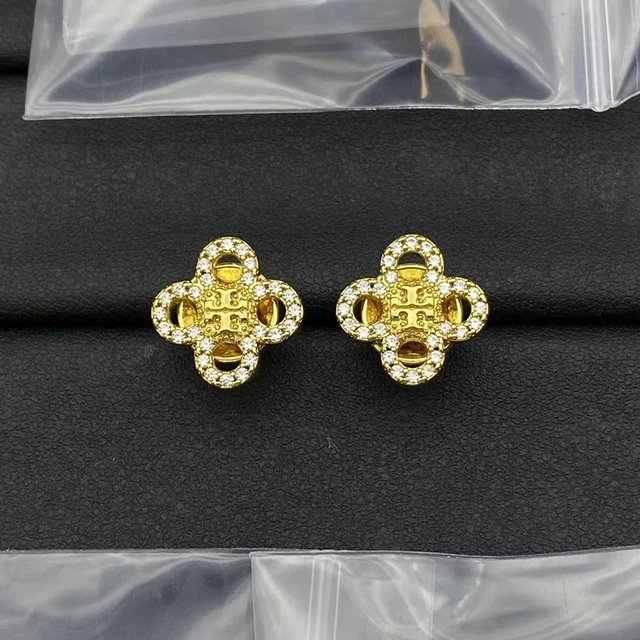 Luxyjet classic fashion glossy earrings women's high-grade high-grade temperament light luxury simple earrings jewelry