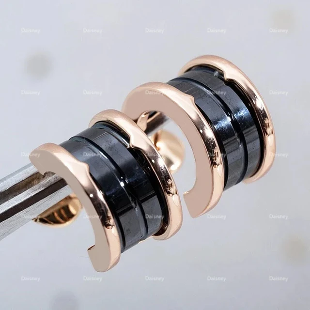 Hot selling 925 sterling silver ceramic rotatable gear pendant necklace for men and women fashion luxury jewelry party jewelry