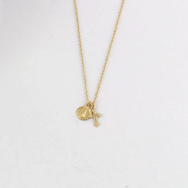 925 Sterling Silver Cross Pendant Clavicle Chain Necklace For Women Jewelry Choker Necklace Collares Bijoux Collar