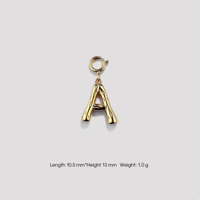 F.I.N.S 925 Sterling Silver Gold Letter Pendant Charm Freshwater Pearl Chain 26 Alphabet OT Bar Necklace Fashion Fine Jewelry