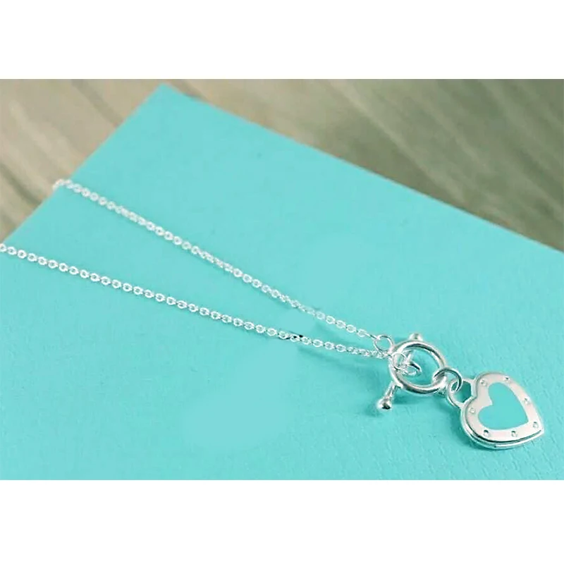 925 Sterling Silver Bracelets for Women trend Fashion Luxury Jewelry Couple Gift Date Gifts Charm TIFF necklace