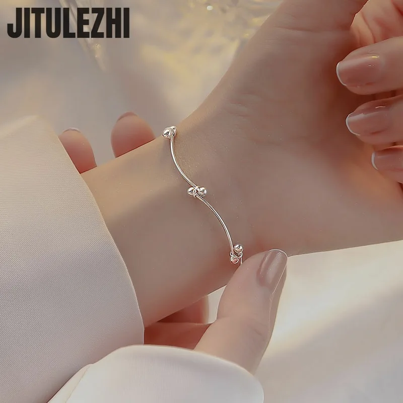 925 Sterling Silver Bracelet For Women Doudou Knot Bracelet Design Sense Girlfriend's Best Friend Handicraft 2023 Summer New Sim