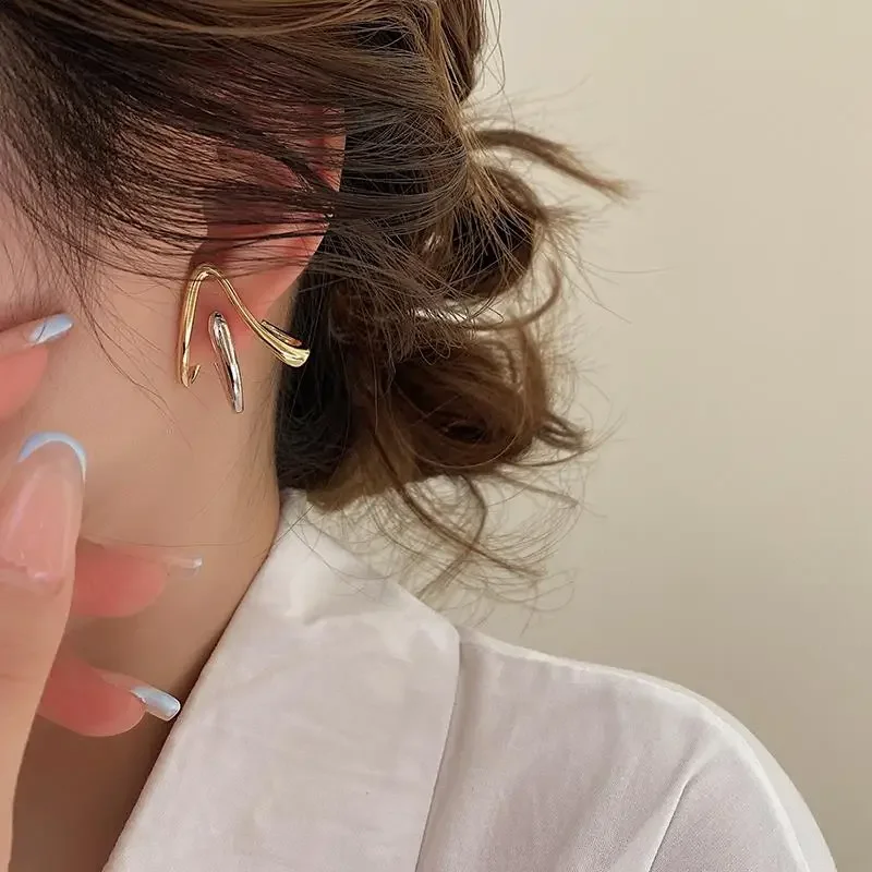 Bilandi Fashion Jewelry Sweet Korean Temperament Splicing Color Irregular Earrings For Women Fashion Accessories Hot Selling