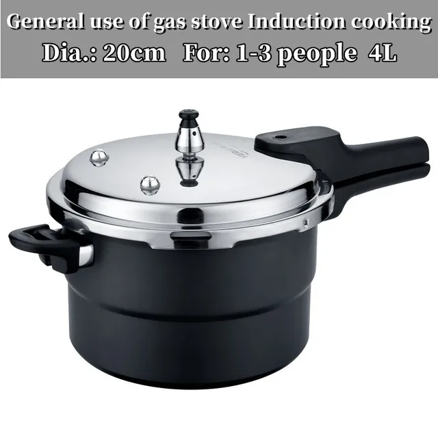 4L-10L Ultra-Durable 403 Stainless Steel Pressure Cooker for Gas and Induction Stoves with Non-Stick Coating and Safety Features