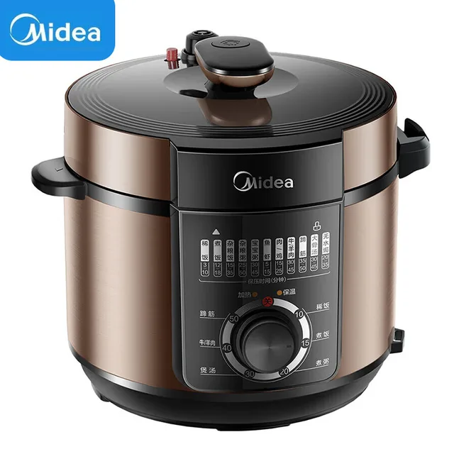 Midea Electric Pressure Cooker 5L Double Liner Household Rice Cooker 220V Kitchen Appliance Multifunctional Electric Cooker
