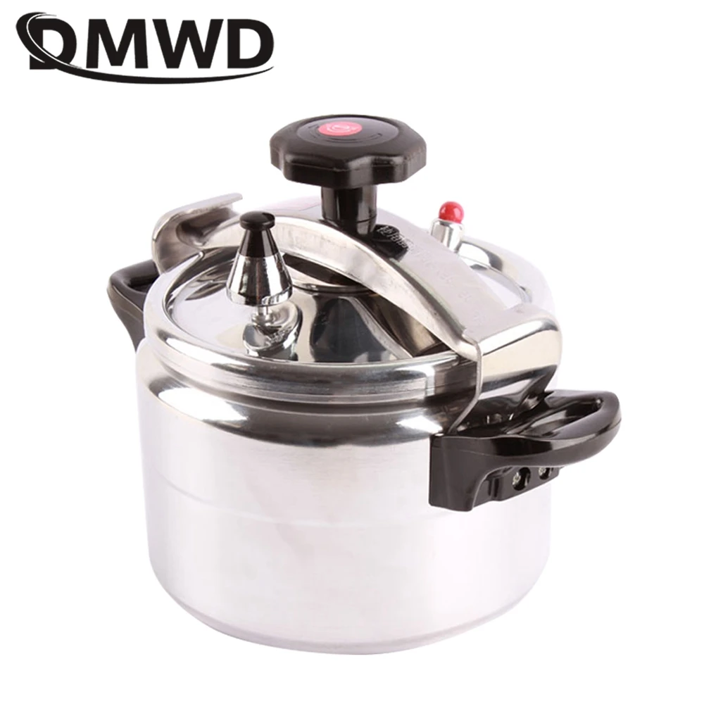 DMWD 2/3L Kitchen Pressure Cooker Aluminum Soup Pot Portable Cooking Pot Outdoor Camping Cookware For Induction cooker Gas Stove