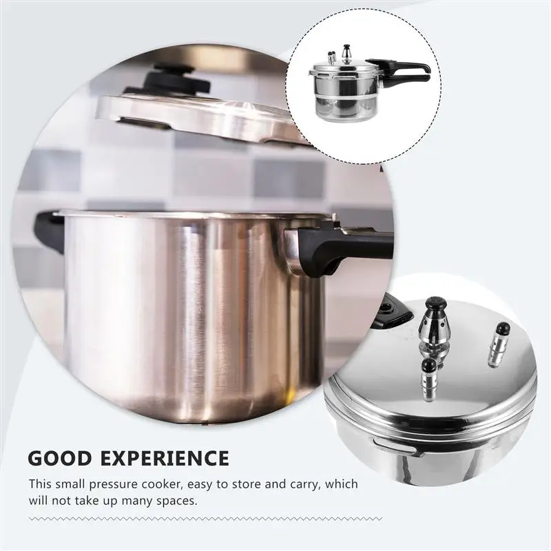 Household Portable Cooking Reusable Large Pressure Cooker Safe Pressure Cooker Pressure Cooker Pressure Pot for Kitchen Friends
