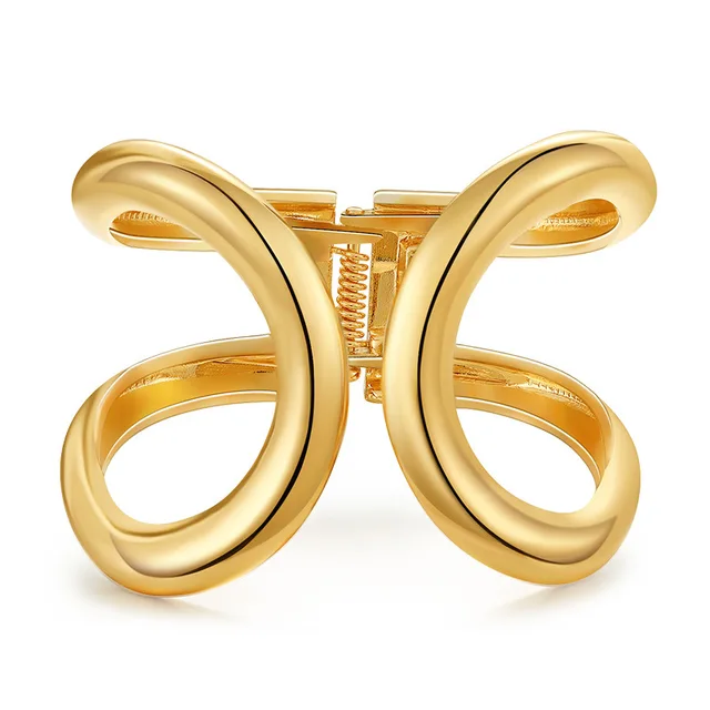 Exaggerated Punk Metal Open Cuff Bangles for Women Arm Bracelet Grunge Jewelry