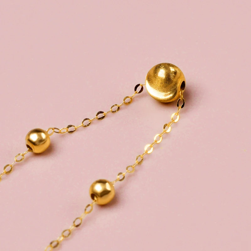 Fine Jewelry Real 18K Gold Bracelet cat eyeball  Au750 wedding Box Brand Trendy Gift For Women