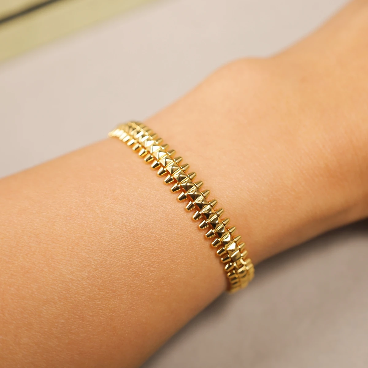 925 Sterling Silver Rotating Bullet Rivet Bracelet Classic Fashion Brand Party Banquet Luxury Jewelry
