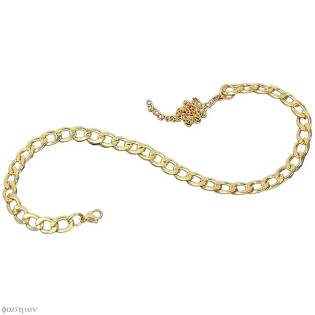 Fashion Stainless Steel Anklet Men Women Cuban Link Foot Chain Beach Leg Bracelets Gift Punk Hip Hop Rock Jewelry Foot Bracelet