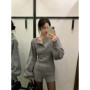 Knitted Lazy Sale Women's Sweater Winter Slim Fit Henry Collar Top And Bot Set Faionable Ensemble Long Sve rou...