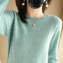 Autumn And Winter Thin Sweater Women's Round Neck Pullover Casual Knitted Top Women's Short Underlay Fashion 18 Colors
