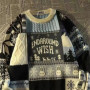 New Retro Christmas Tree Style Sweater For Men And Women In Autumn And Winter With Loose High Neck And Velvet Padded Sweater Top