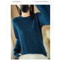 Women Merino Wool Sweater O-Neck Pullover Spring Autumn Long Sleeve Knitwear Slim Solid Color Fashion Bottoming Clothing Tops