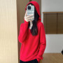 Women Autumn Winter Clothing Hooded Collar Pullover 100 Merino Wool Sweater New Fashion Cashmere Tops Bottoming Knitwear Soft