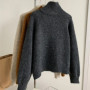 Autumn Winter Women Korean Vintage Cardigan Knitted Sweater Coat Turtleneck Long Sleeve Knitwear Female Clothes Sweater Jacket