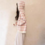 OCEANLOVE Cardigans Stripes Autumn Winter Japanese Style Kawaii Women Sweaters Fashion Zipper Hooded Vintage Sueter Mujer
