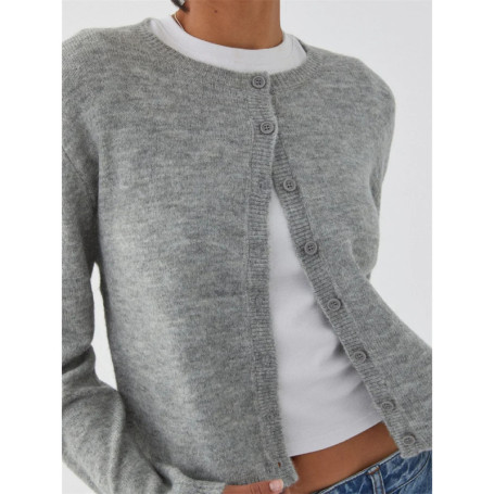 Crochet Knit Cardigans Women Slim Crew Neck Vintage Y2k Long Sleeve Single Breasted Sweaters 2024 Autumn Lady Versatile Sweater