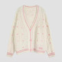 Lover Cardigan with Star Embroidery Pink Heart Cosy Soft Knit TS Cardigan Tay Sweater Jacket Vintage Fall Winter 1989 Sweater